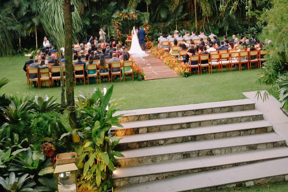 Casamento ao ar livre