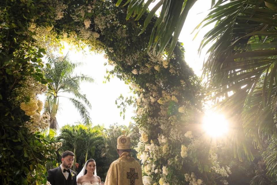 Casamento ao ar livre