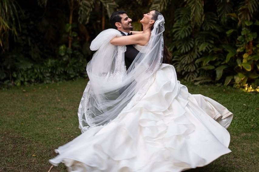 Casamento ao ar livre