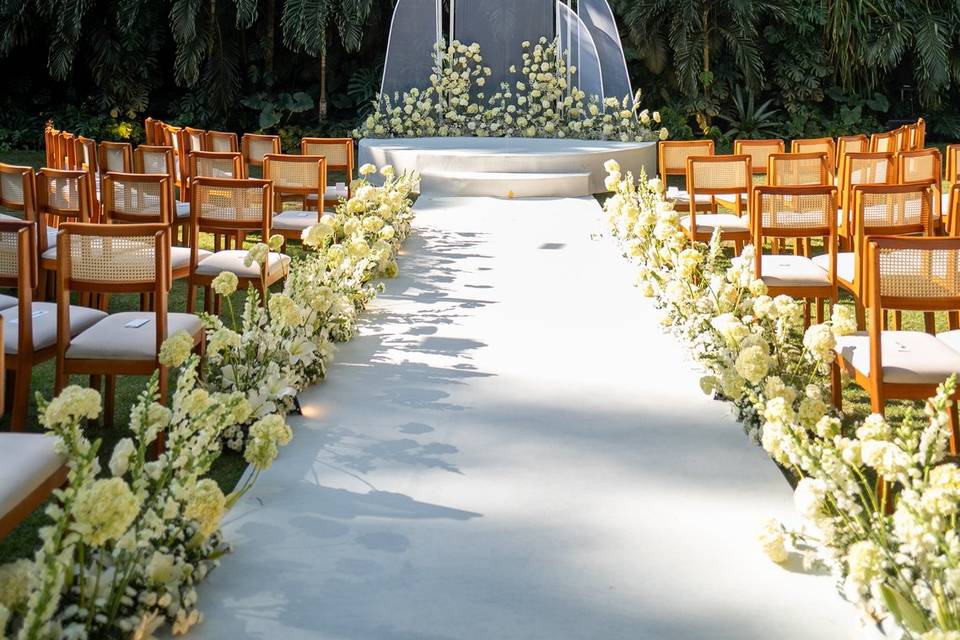 Casamento ao ar livre