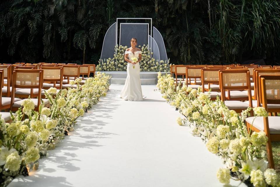 Casamento ao ar livre