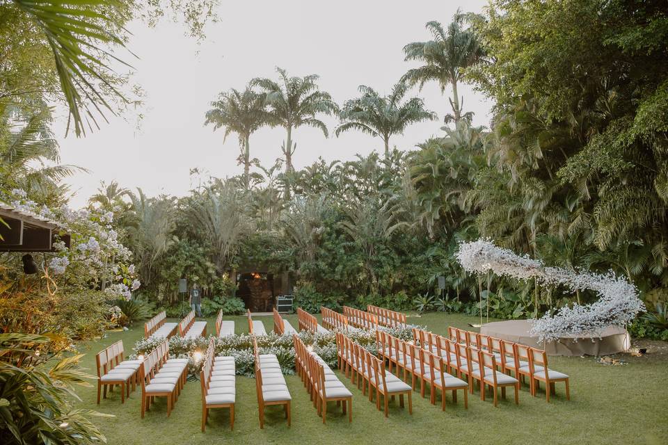 Casamento ao ar livre