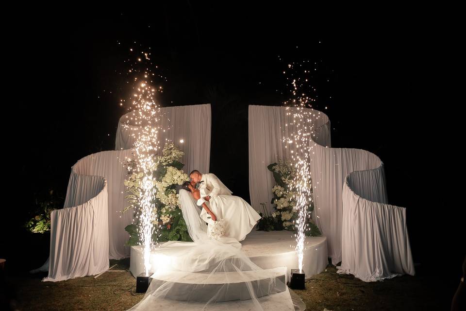 Casamento ao ar livre