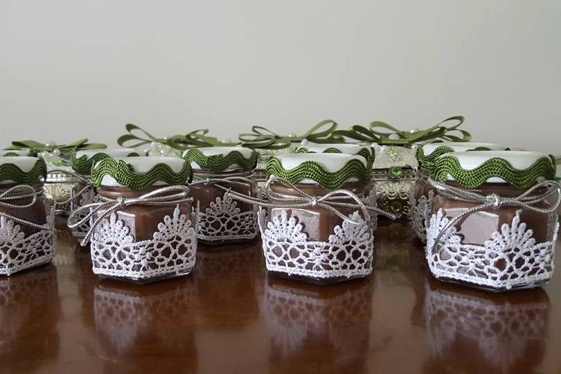 Potinhos de brigadeiro