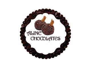 Logo Aline Lopes Chocolates