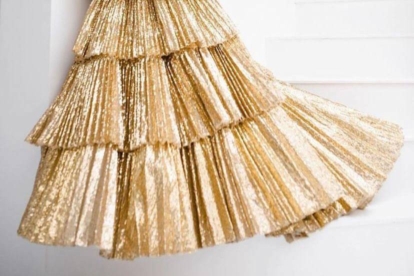 Vestido dourado