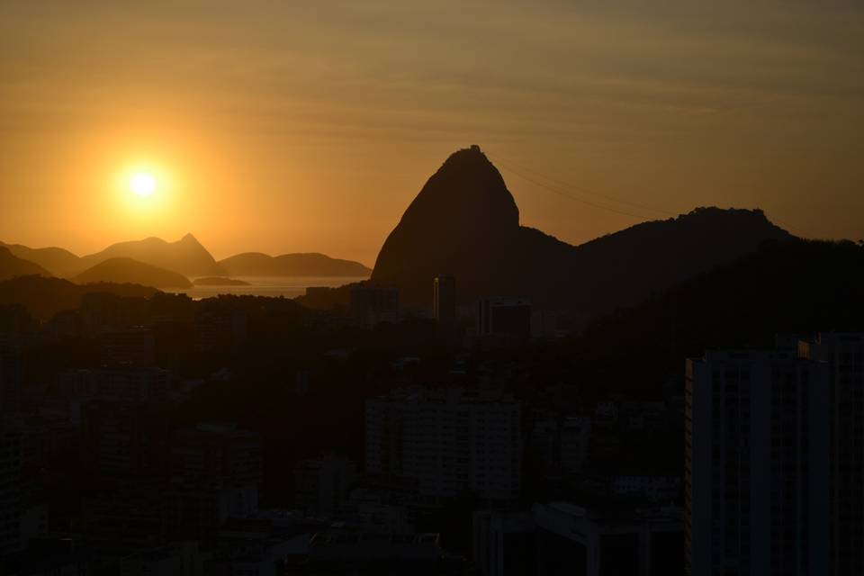 Pôr do Sol de tirar o fôlego