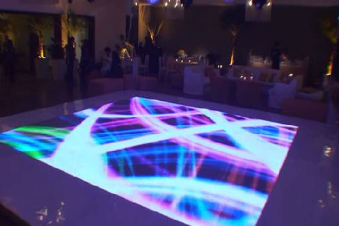 Pista de baile en acrílico