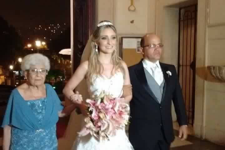 Entrando com o pai