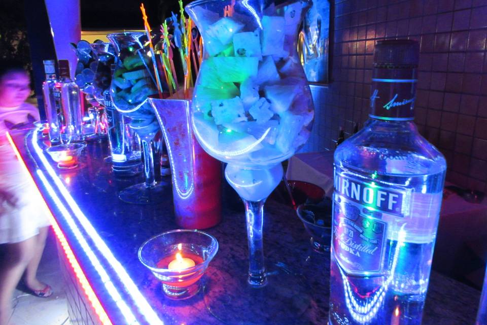 Bar decorado