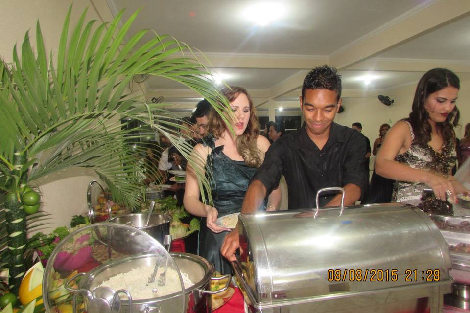 Mesa do buffet