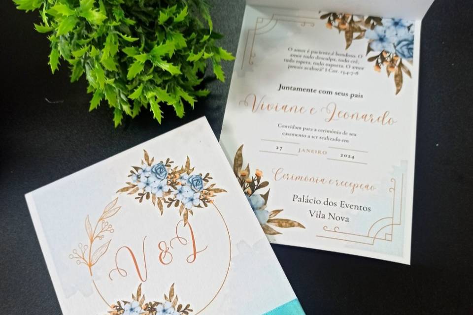 Convite de casamento