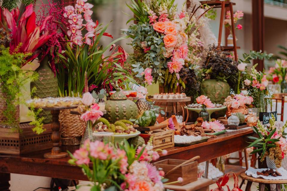 Detalhe da Mesa de Doces