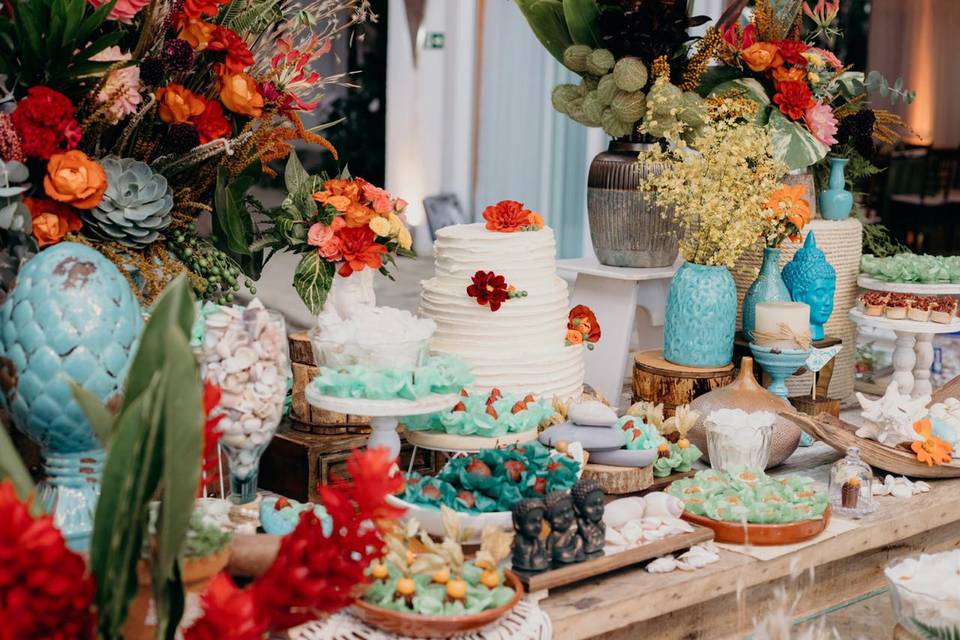 Detalhe da Mesa de Doces