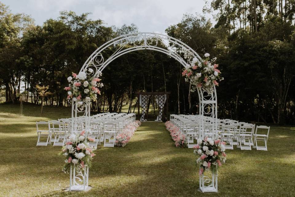 Jardim para cerimônia