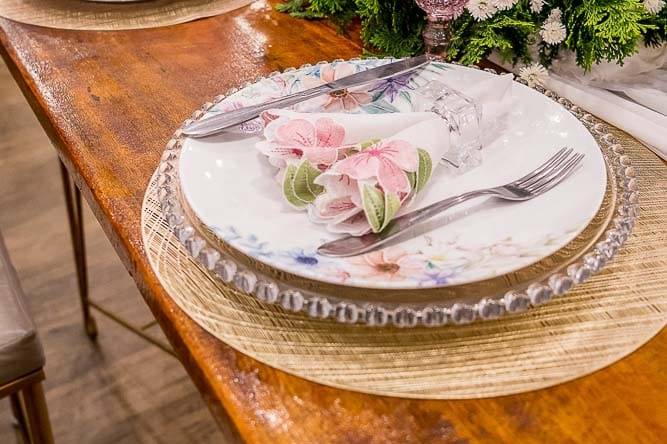 Mesa decorada