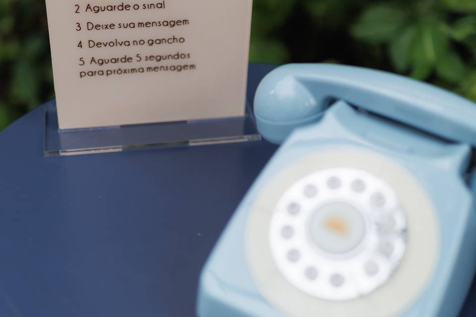 Curaçau - o telefone azul