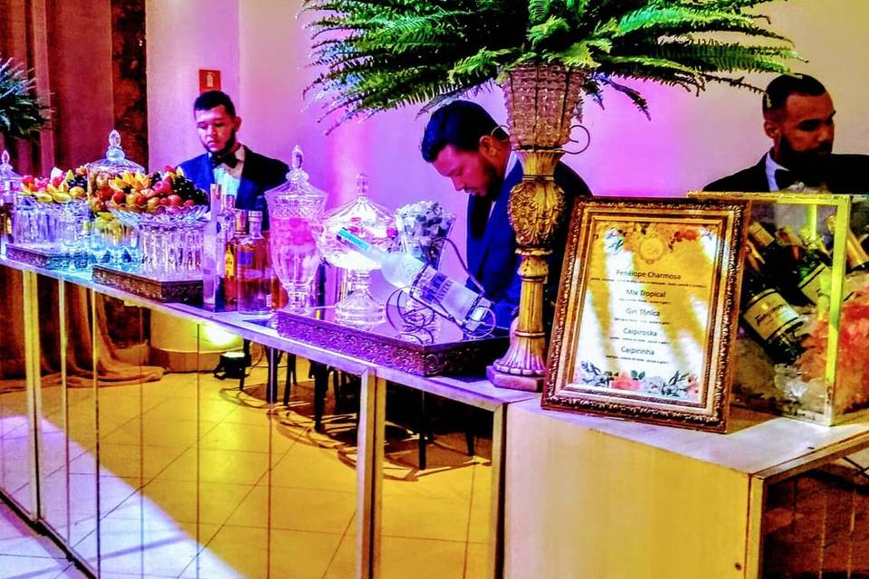 Open bar classic espelho liso