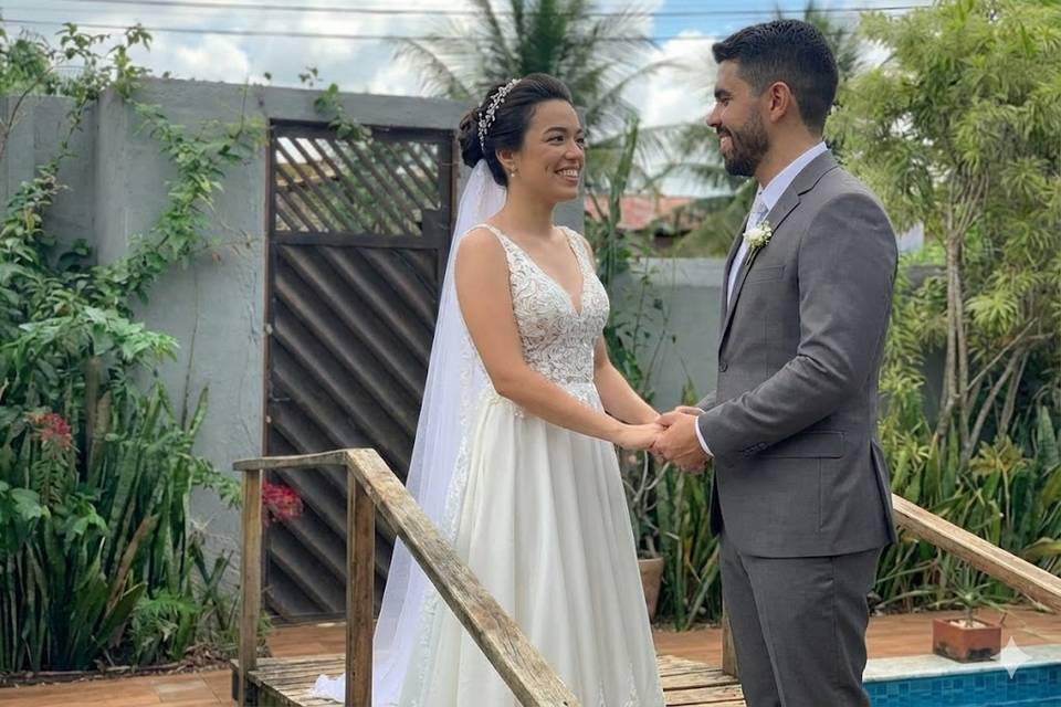 Casal na ponte