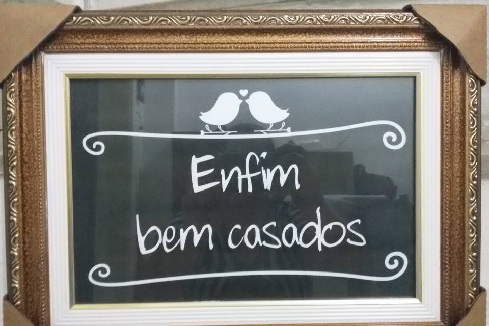 Quadro estilo chalkboard