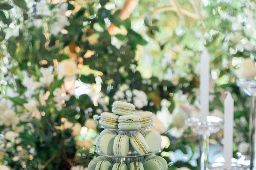 Na mesa de doces