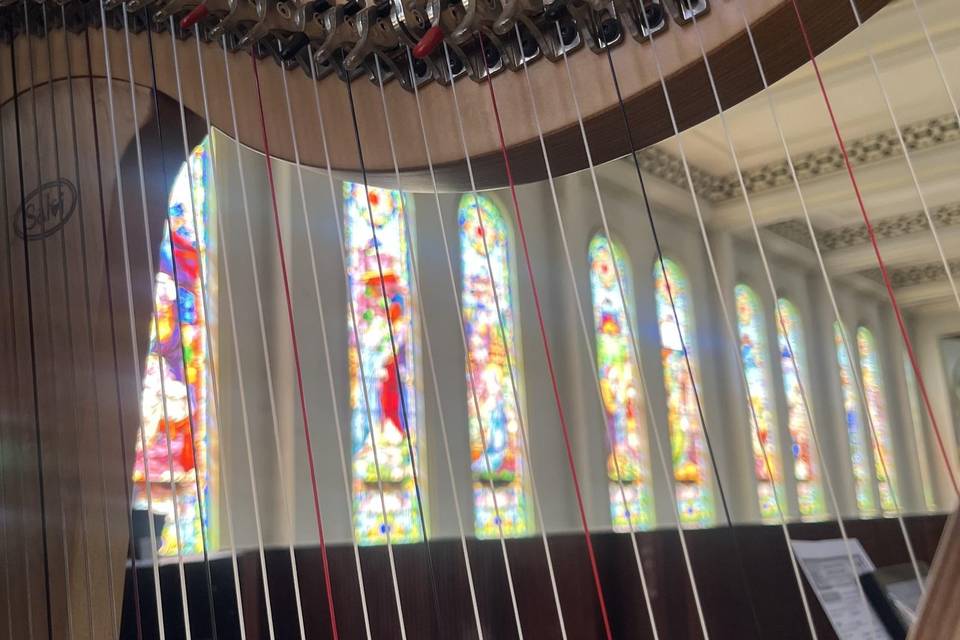 Harpa celta Igreja NS Do Carmo