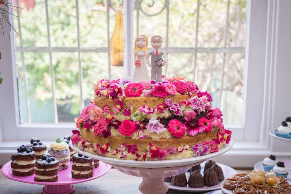 Escolha do bolo de casamento