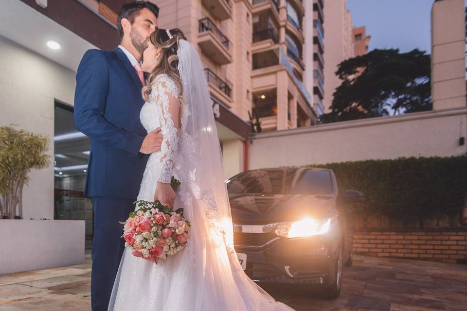 Ensaio durante Casamento