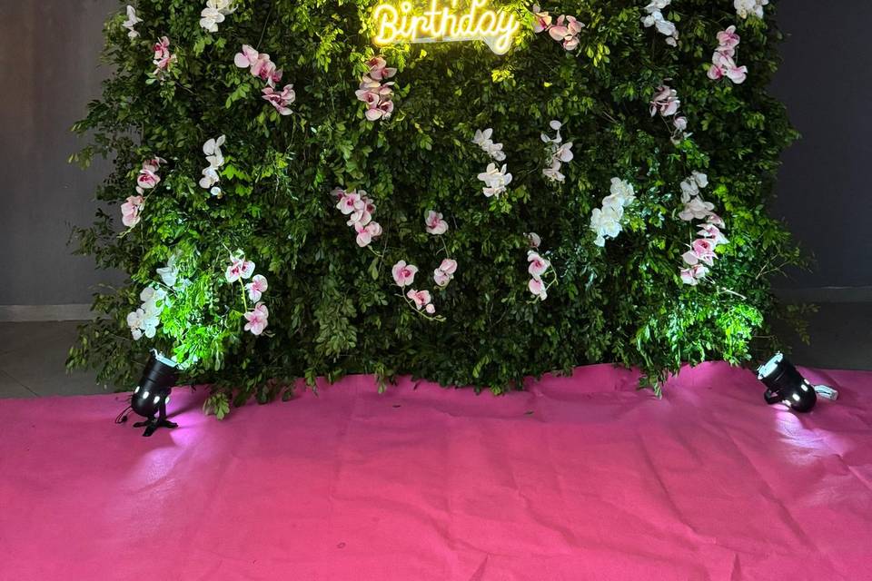 Backdrop instagramável