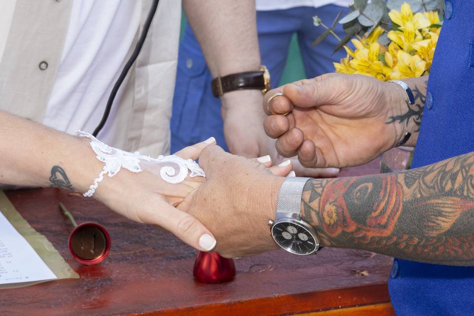 Detalhe Casamento em Maresias