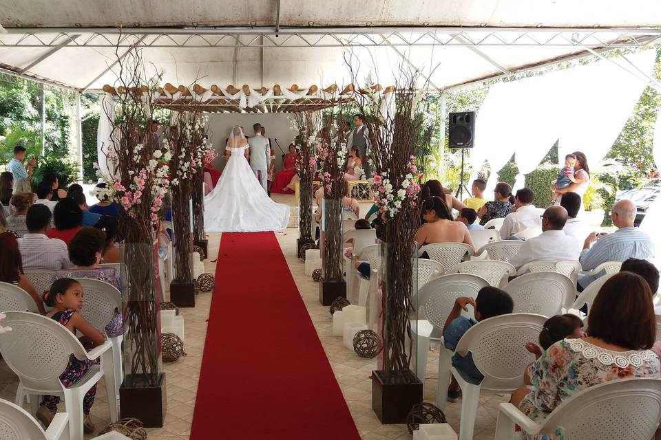 Casamento de dia em chácara