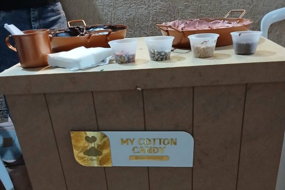 Brigadeiro mesa rústica