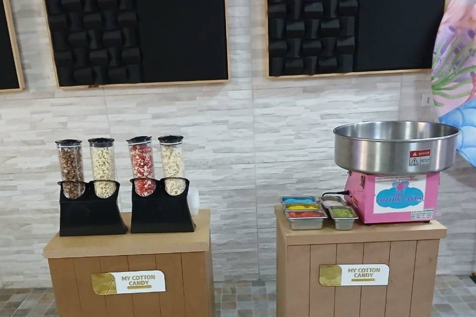 Algodão e Pipoca Gourmet