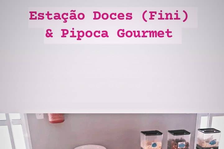 Estação doces tipo fini e pipo