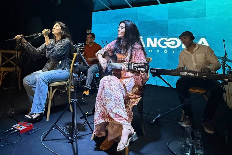 Nosso quarteto num evento!