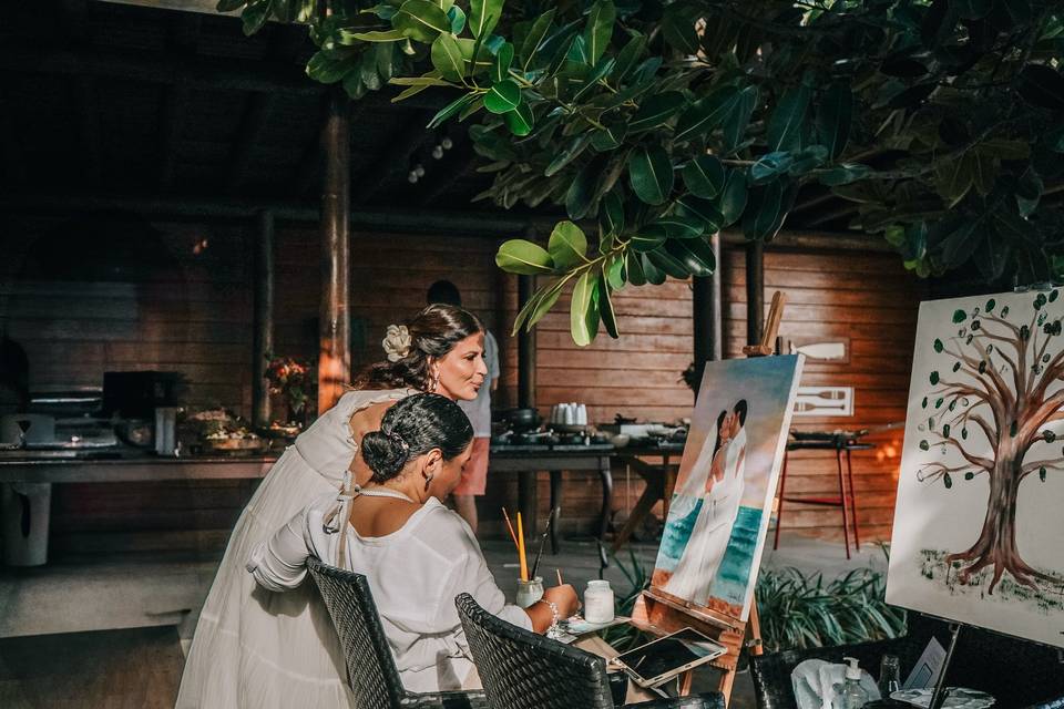 Clarissa Andrade - Pintura ao Vivo