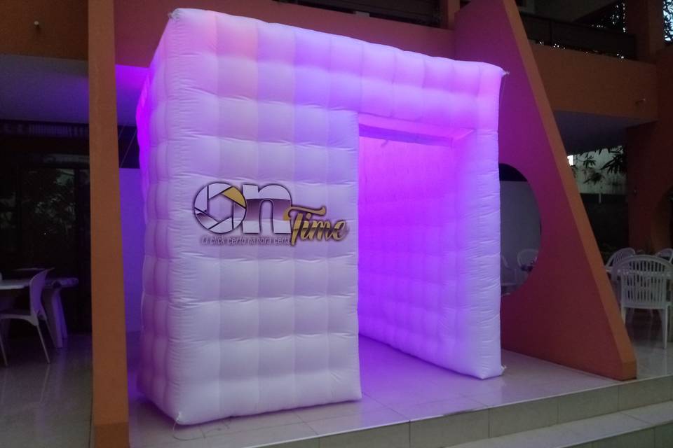 Cabine Inflável Iluminação LED