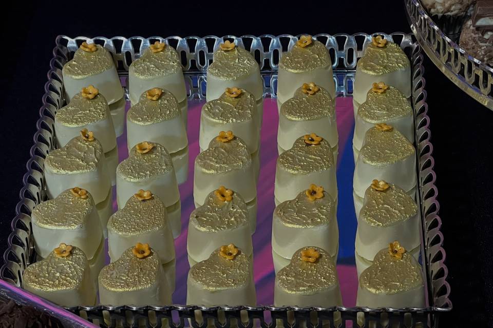 Bombom de coco queimado