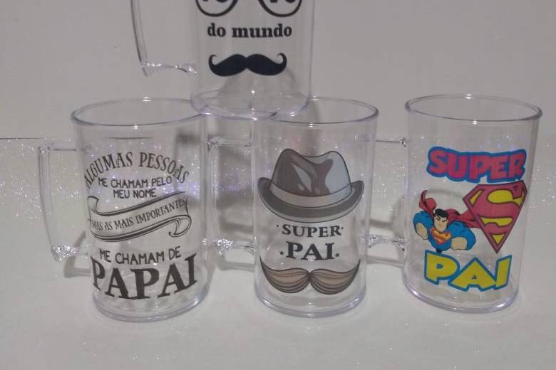 Caneca de acrílico