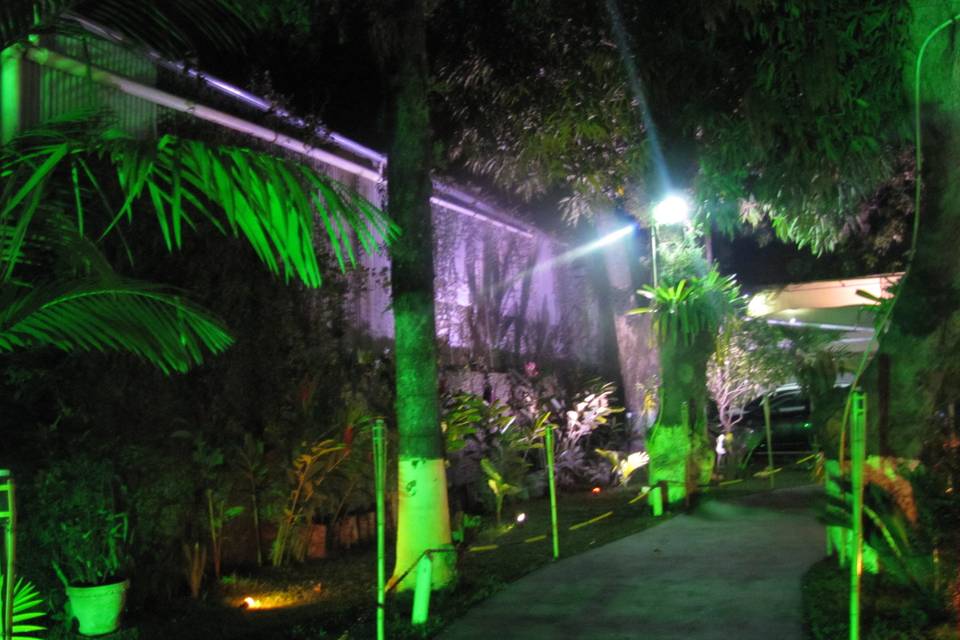 Jardim com Iluminação