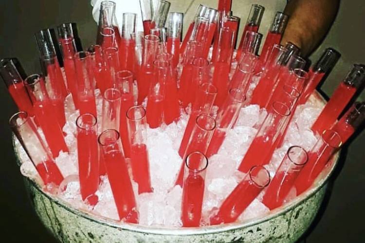 Shots no tubo