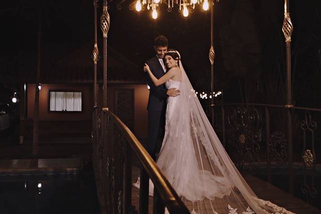 Frame video festa de casamento