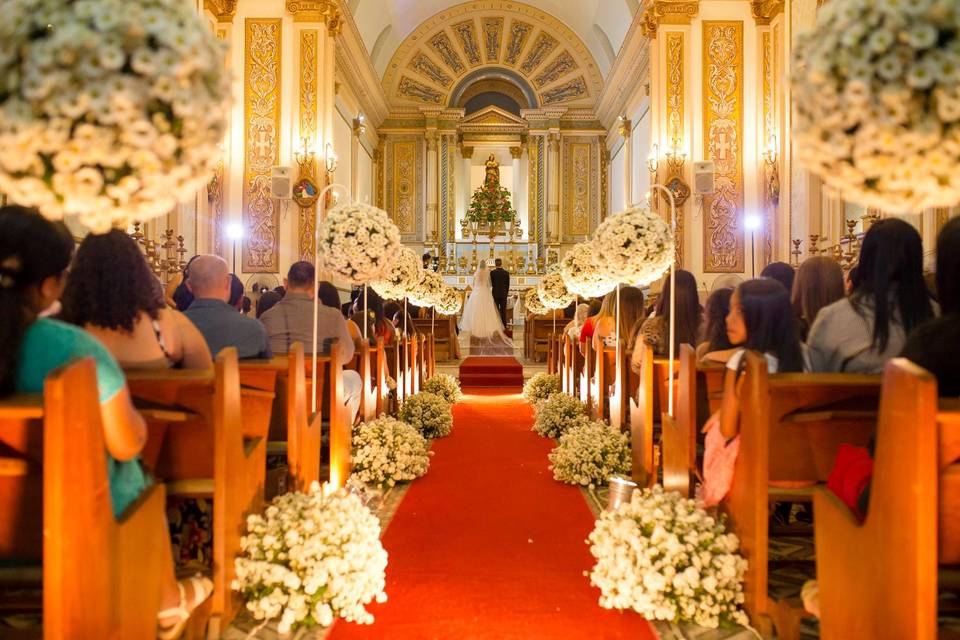 Ornamentação em igreja