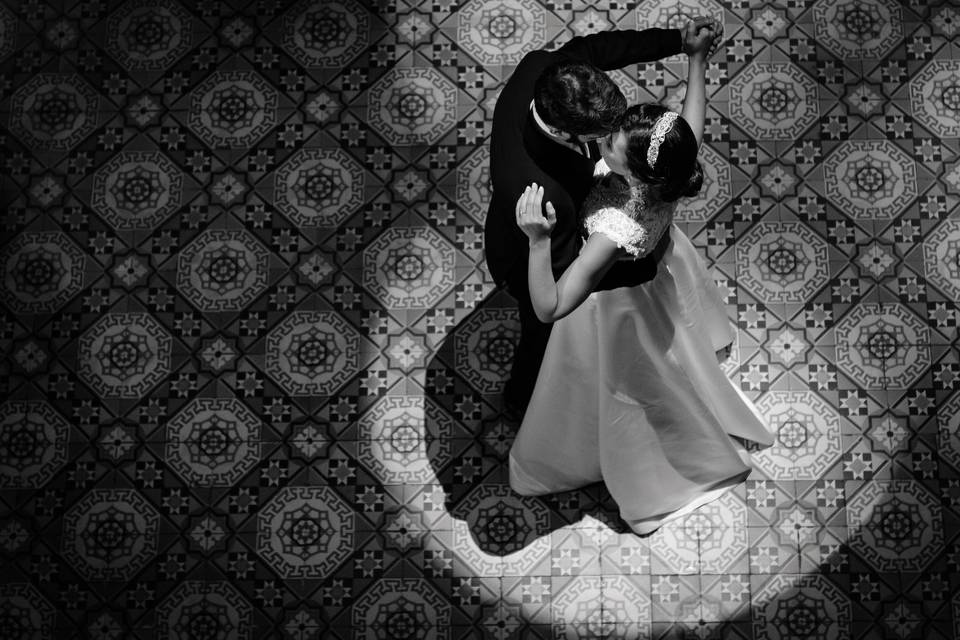 Dança dos noivos.