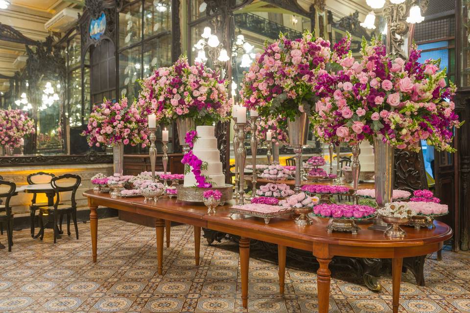 Mesa de doces.