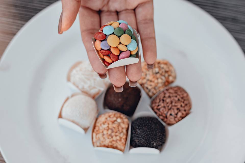 Brigadeiros diversos