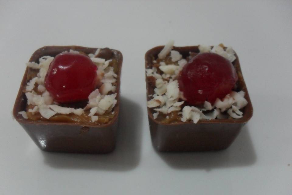 Chocolate com passas ao rum