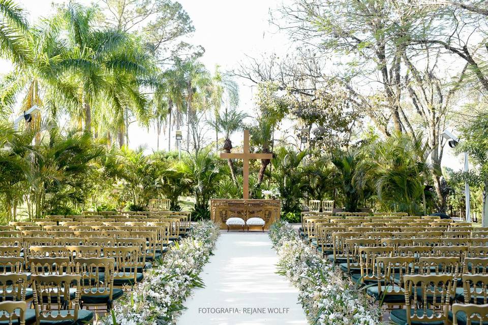 Casamento Clássico Verde e Branco