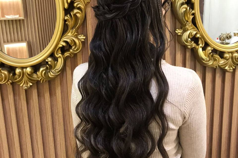 Penteado com tranças