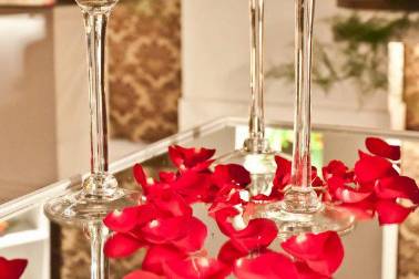 Decoração com flores